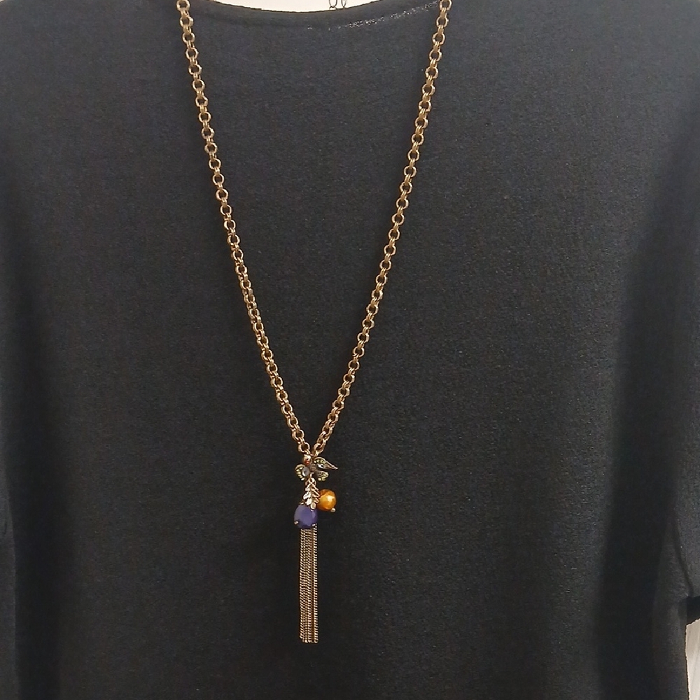 Fashion Bird Tassel Necklace